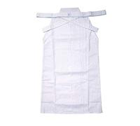 Rubruan Kendo Kenjutsu Uniforme pour arts martiaux - Costume traditionnel japonais de combat pour karaté Ninja Aïkido - Pantalon Hakama pour homme et femme (XXS, blanc)