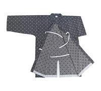 Rubruan Uniforme Kendo pour homme et femme - Arts martiaux traditionnels japonais - Kendogi, Aikido, karaté, ninja - Vêtement d'entraînement Keikogi - Veste pour homme et femme - Coton, bleu foncé, M