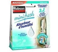 Rubson 1940376 minifresh sachet d'absorbeur d'humidité 2 pièces 50 g neutre G