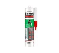 Rubson A1 Mastic Acrylique pour intérieur et extérieur, Mastic multi-suports pour joints et fissures , coloris Gris, Cartouche 300ml