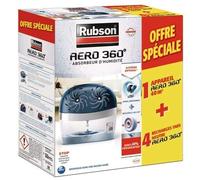 Rubson Absorbeur d'humidité Aéro 360 40m² + 4 recharges