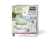 Rubson | Absorbeur d'Humidité Aero 360° Couleur vert Amande (1 appareil + 1 recharge de 450 g) - Absorbeur anti-humidité pour pièce jusqu'à 20 m²