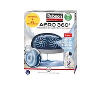 Rubson - Absorbeur d'Humidité Aero 360° pour pièces de 40 m² - Deshumidificateur d'air anti moisissure & anti-odeur - 2 recharges neutres de 450 g incluses