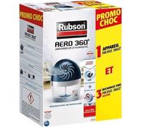RUBSON Absorbeur d'humidité Aéro 360° Promo choc 20 m² + 3 recharges