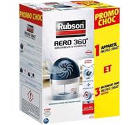 RUBSON Absorbeur d'humidité Aéro 360° Promo choc 20 m² + 3 recharges