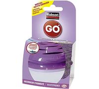 RUBSON absorbeur GO j'absorbe et je parfume - petit absorbeur jetable pour pièces jusqu'à 5 m². Parfum Fleuri