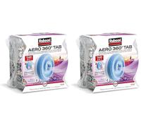 Rubson AERO 360° 1 recharge en tabs parfum lavande relaxante, recharge pour absorbeur d'humidité, ultra absorbante et anti odeurs, recharge pour déshumidificateur, 1 x 450 g (Lot de 2)