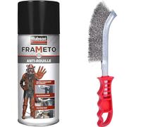 Rubson Frameto | Anti-rouille pour intérieur et extérieur (aérosol de 400 ml) & Ks Tools - Automobile Et Poids Lourds - Brosse Métallique Pour Frein à Tambour Brins Inox
