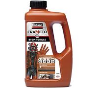 Rubson Frameto Stop-Rouille, Traitement Anti-Rouille, Bidon 500ml, Noir | Convertisseur de rouille, Agit en 5 min, Utilisable intérieur/extérieur, Sans plomb, Repeindre après 24h, 75ml traite 1m²