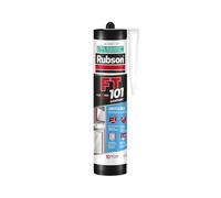 Rubson Mastic sanitaire FT 101 – polymère haute qualité, anti-moisissure – Blanc 280 ml