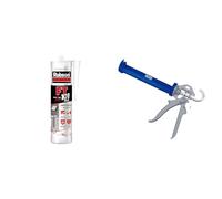 Rubson FT 101 Translucide, Mastic polymère de haute qualité pour joints, fissures, collages & Alyco 198805 Pistolet renforcé de 225 mm pour tubes de silicone et mastic