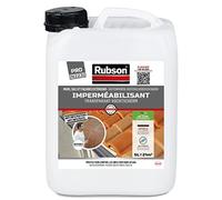 Rubson Imperméabilisant Extérieur pour Mur, Sol et Toitures Waterproof, Transparent, 5l - Protection contre les infiltrations d’eau