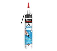Rubson Je Jointe Mastic Blanc 200 ml, mastic étanche anti-moisissure en aérosol prêt à l'emploi, mastic silicone durable pour joints sanitaires spécial Bain et Cuisine