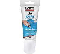 Rubson Mastic silicone Je Jointe – Bain et cuisine, prêt à l'emploi – Blanc 150 ml