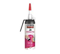 Rubson Je Rebouche Mastic Blanc 100 ml, mastic étanche en aérosol prêt à l'emploi, mastic acrylique pour murs, fenêtres, plinthes et fissures en intérieur