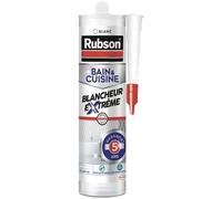 RUBSON Mastic bain cuisine blancheur - Cartouche 280ml - Extrême blanc