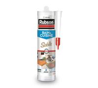 Rubson Mastic Bain & Cuisine silicone multi-matériaux antifongique souple étanche Sable 280 ml