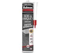 Mastic bois/parquet acrylique RUBSON gris foncé cartouche 280ml