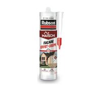 Rubson – Mastic acrylique Maison Façade Effet Crépi, granuleux, ton pierre – 280 ml