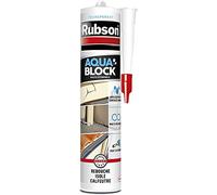 RUBSON Mastic Revêtement Waterproof, pour réparer des fissures et collage, multi matériaux, transparent 280ml