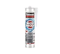RUBSON Mastic Revêtement Waterproof, pour réparer des fissures et collage, multi matériaux, transparent 280ml