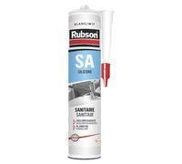 Rubson mastic silicone sanitaire SA blanc cartouche 300ml