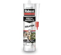 Rubson | Mastic Special Materials Isolation Transparent (cartouche de 280 ml) - Joint silicone pour isolation thermique et isolation phonique - Calfeutrement eau-air-froid-bruit
