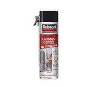 Rubson – Mousse expansive Grandes Cavités – Forte expansion, isolant blanc – Aérosol 550 ml