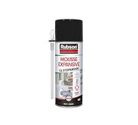 Rubson Mousse expansive multi-usages polyuréthane – Aérosol 300 ml blanche, 12 L d'expansion