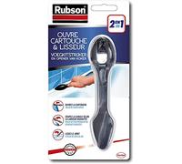 RUBSON Ouvre Cartouche & Lisseur, outil 2 en 1 pour ouvrir toutes les cartouches de mastic et lisser tous types de joints
