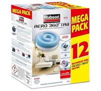 RUBSON PROMO MEGA PACK Lot de 12 recharge Aero 360 Neutre