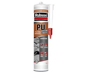 RUBSON PU Spécial Tuiles , mastic couverture couleur tuile, Polymère universel ,Cartouche 280ml