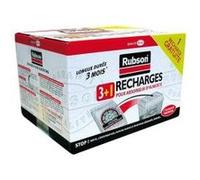 Rubson Recharges classiques pour absorbeur d'humidité 3+1 gratuite 4 x 1 kg
