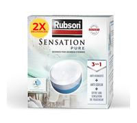 Rubson | Recharges Universelles Absorbeur d'Humidité Sensation Pure Parfum Neutre (2 x 300 g) - Recharges 3 en 1 anti-humidité, anti-odeur et sensation de fraîcheur