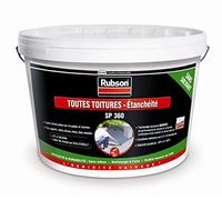Rubson revêtement Waterproof Anti fuite Gris10kg pour réparation et étanchéité, protecteur de toiture à base de silicone