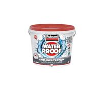 Rubson revêtement Waterproof Anti fuite Terre Cuite 5kg pour réparation et étanchéité, protecteur de toiture à base de silicone