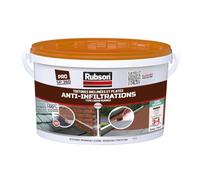 Rubson Revêtement Anti-Infiltrations Stop fuite Rouge 5 kg, pour réparation & étanchéité de toitures inclinées & plates, Résine silicone imperméable anti-fuites & anti-fissures