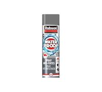 Rubson Revêtement Waterproof en Spray Gris 300ml, pour colmater fuites et fissures, caoutchouc liquide pour réparations, séchage rapide