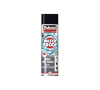 Rubson Aquablock Revêtement d'Étanchéité en Spray Noir 300 ml, spray d'étanchéité pour colmater fuites et fissures, caoutchouc liquide pour réparations, séchage rapide