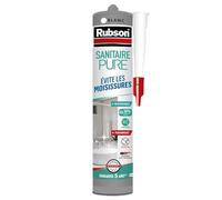 Rubson Mastic d'étanchéité Pure Sanitaire pour cuisine et bain blanc 280 ml