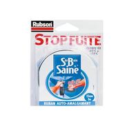RUBSON Salle de Bain Saine STOP FUITE - Ruban auto-amalgamant pour réparation , étanchéité et protection des tuyaux - 3m*25mm - coloris noir