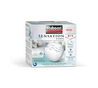Rubson Sensation Pure | Absorbeur d'humidité pour petites pièces de 10 m² (1 appareil + 1 recharge parfum neutre) - Déshumidificateur anti-humidité et anti-odeur