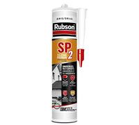 RUBSON SP2 Mastic Silicone Neutre Premium à très forte adhérence, Joint universel pour raccordement, calfeutrement, dilatation, Coloris Gris, Cartouche 300 ml