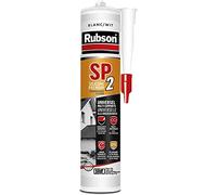 RUBSON SP2 Mastic Silicone Neutre Premium à très forte adhérence, Joint universel pour raccordement, calfeutrement, dilatation, Coloris blanc, Cartouche 300 ml