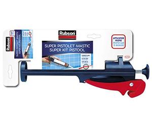 RUBSON Super pistolet extrudeur pour mastic , léger et pliable , facile à utiliser pour une application précise