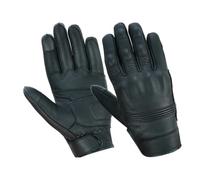 RUBSONS Royal Elegance Goat Skin Leather Touch Screen Biker Motorcycle Gloves (X-Large)