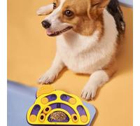 Rubu22a Distributeur Jouet Jouet Chien Intelligence Chien Activité Jeu de Stratégie Exigent Intelligence Jouet Interactif Friandise Jouet de pensée pour Chien pour Occupation (Jaune)