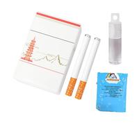 Rubu22a Jouet à bulles - Jouet anti-stress avec fonction bulles de savon - Cigarette à bulles avec liquide - Cadeau relaxant pour anniversaires, fêtes