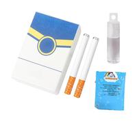 Rubu22a Jouet à bulles - Jouet anti-stress avec fonction bulles de savon - Cigarette à bulles avec liquide - Cadeau relaxant pour anniversaires, fêtes