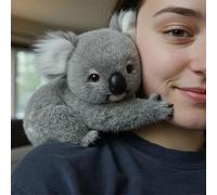 Rubu22a Le Koaly - Peluche Koala Ultra-Douce imitant Les mouvements naturels, Compagnon de Sommeil apaisant, Peluche Koala Confortable et Douillette, câlins sans Fin (1pc)